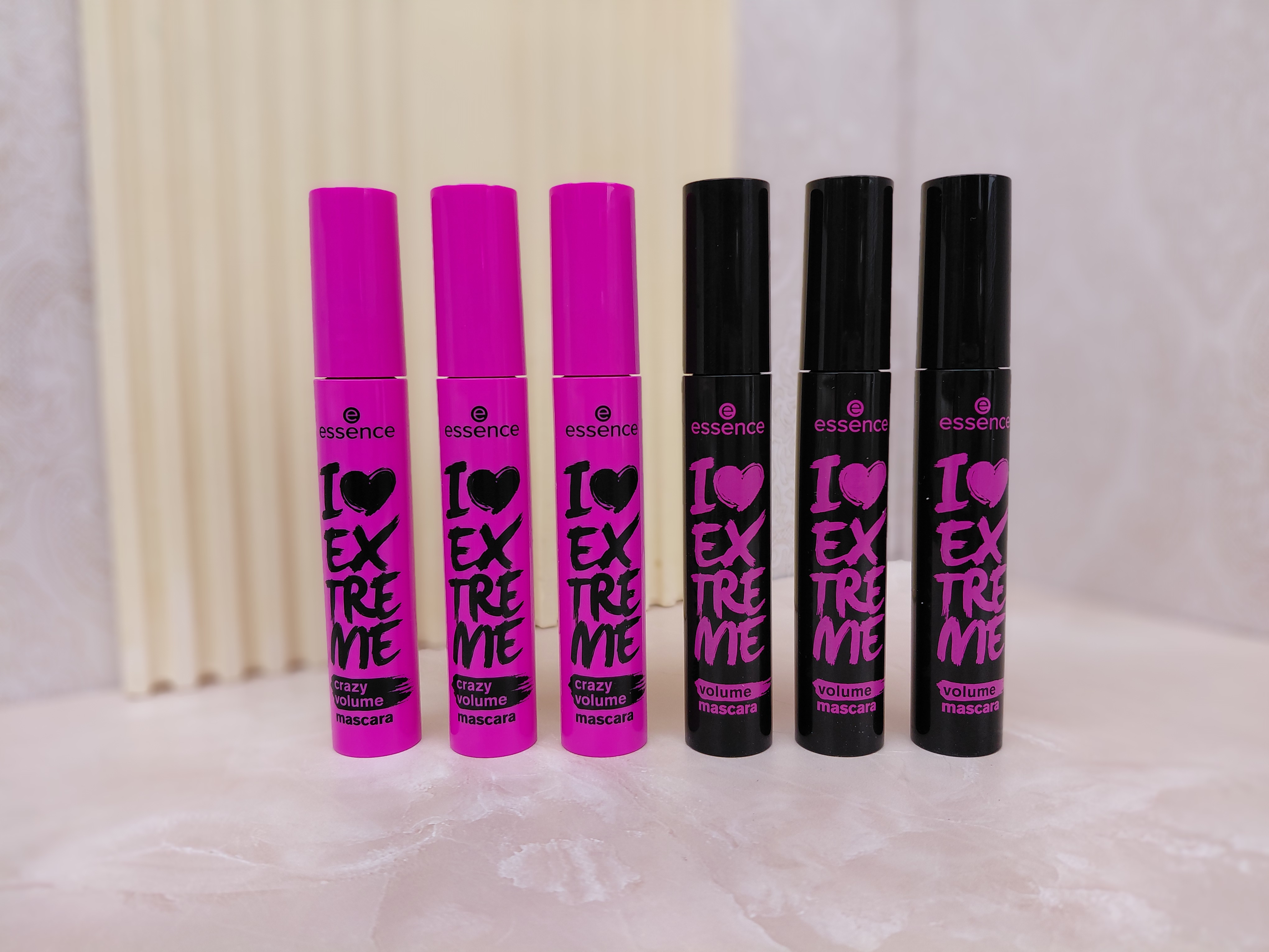 ریمل اورجینال صورتی و مشکی برند ilove extreme